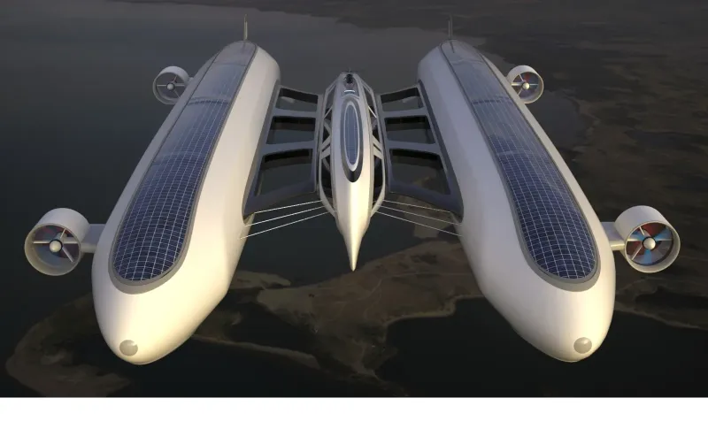 «اليخت الطائر» قد يغير مستقبل السفر الفاخر!