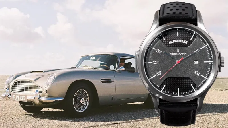 سيارة جيمس بوند الكلاسيكية تتحول لساعة يد أنيقة (فيديو)