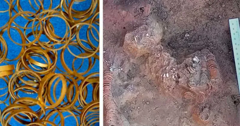 العثور على خواتم ذهبية مذهلة في مقبرة تعود للعصر النحاسي في رومانيا