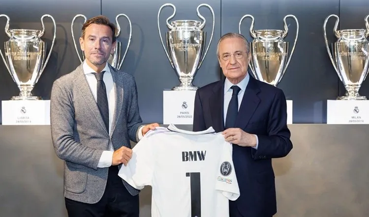 ريال مدريد يبدأ تسلم السيارات الكهربائية من BMW