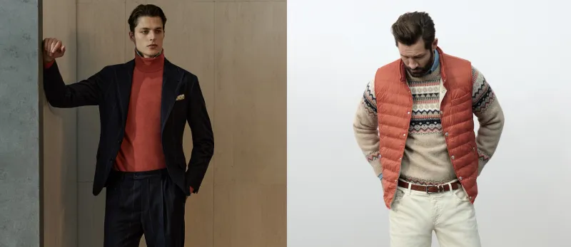 أزياء كوتشينيللي لخريف وشتاء 2022.. لوحة ألوان دافئة