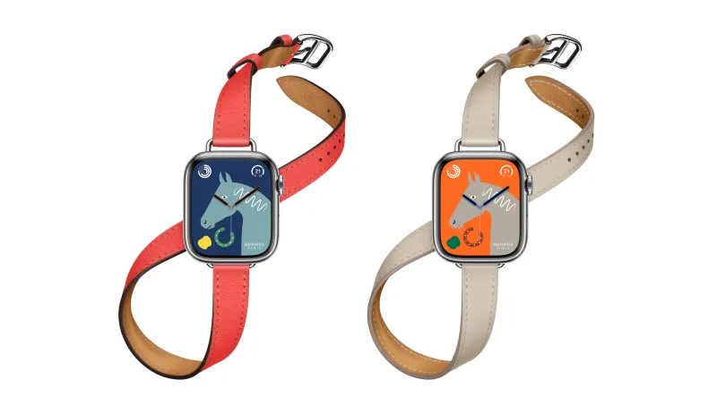 ساعات Apple Hermès Series 8.. تصاميم مبتكرة تستلهم روح الفروسية