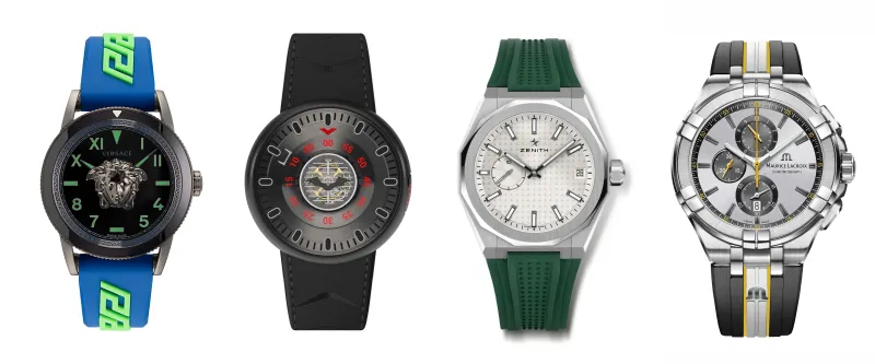 لإطلالة غير تقليدية 4 ساعات بأساور مرنة 