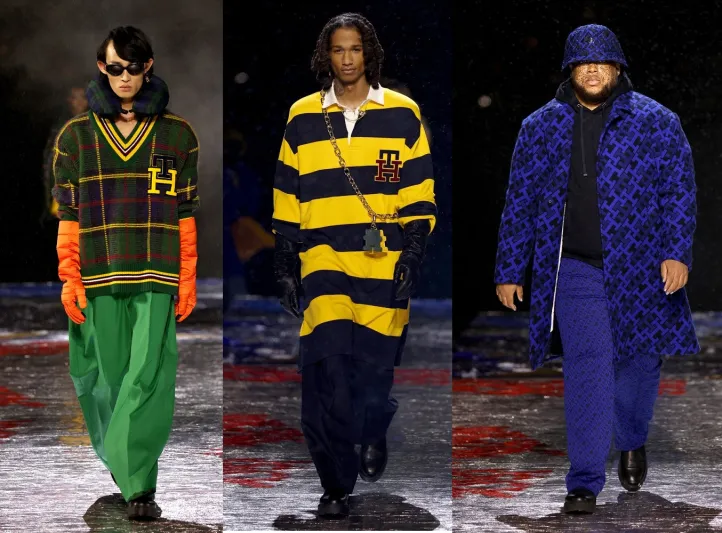 "تومي هيلفيغر" متمردة هذا الخريف.. وعرض أزياء تحت المطر