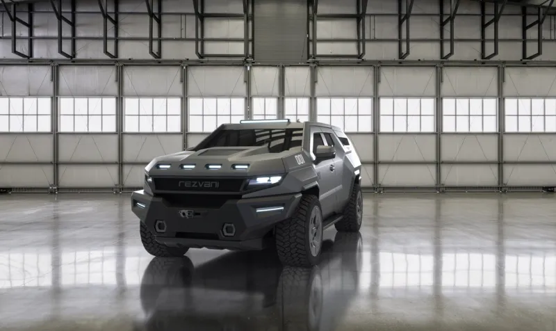 «Rezvani» .. مركبة فارهة ضد الانفجارات والرصاص