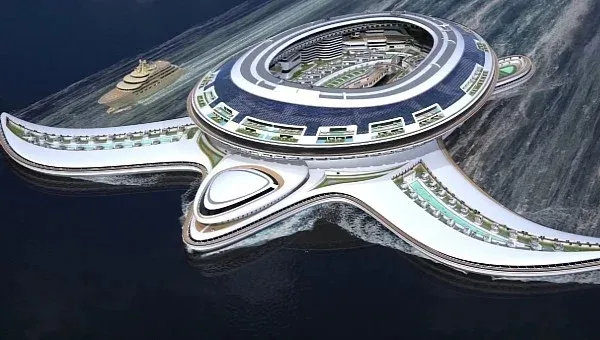 على شكل سلحفاة.. تدشين أضحم يخت في العالم بالسعودية