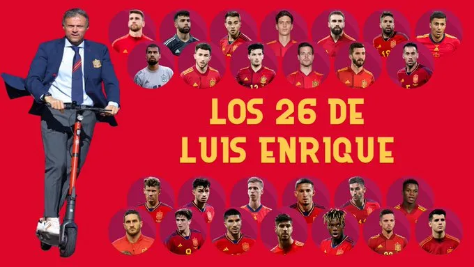 «لويس إنريكي» مدرب إسبانيا يثير ضجة في كأس العالم بــ «سكوتر» 