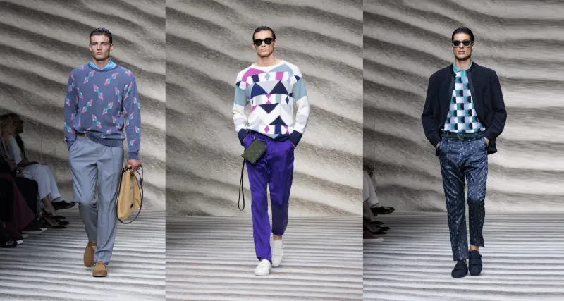 أزياء جيورجيو أرماني لربيع وصيف 2023 مرحة ومريحة