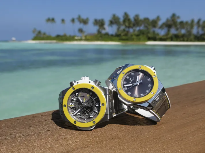 ساعتان جديدتان تجسدان جمال الجزر المرجانية وفخامة ساعات "هوبلو"
