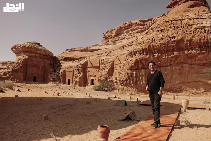 نصير شمة لـ «الرجل»: العُلا ألهمتني.. والسعوديون لديهم تجارب فنية رائعة