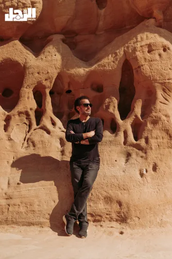 نصير شمة لـ «الرجل»: العُلا ألهمتني.. والسعوديون لديهم تجارب فنية رائعة