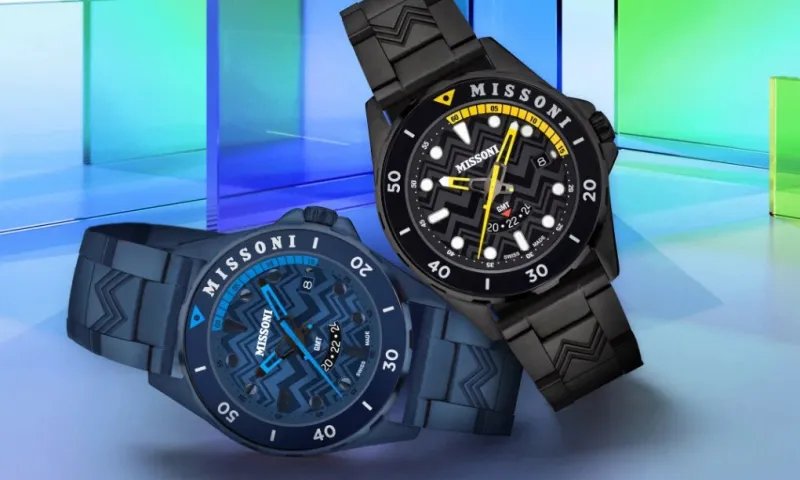 Missoni GMT.. مجموعة ساعات رياضية جديدة بلمسات خاصة