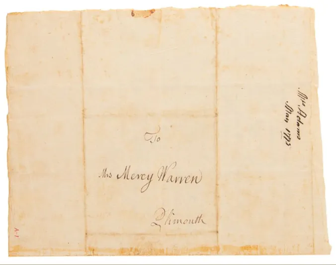 بيع رسالة من أبيجيل آدامز عن معركتي كونكورد وليكسينغتون بـ 107 آلاف دولار