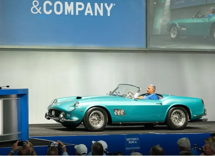 بيع سيارة فيراري 250 GT SWB كاليفورنيا سبايدر  بـ 18 مليون دولار