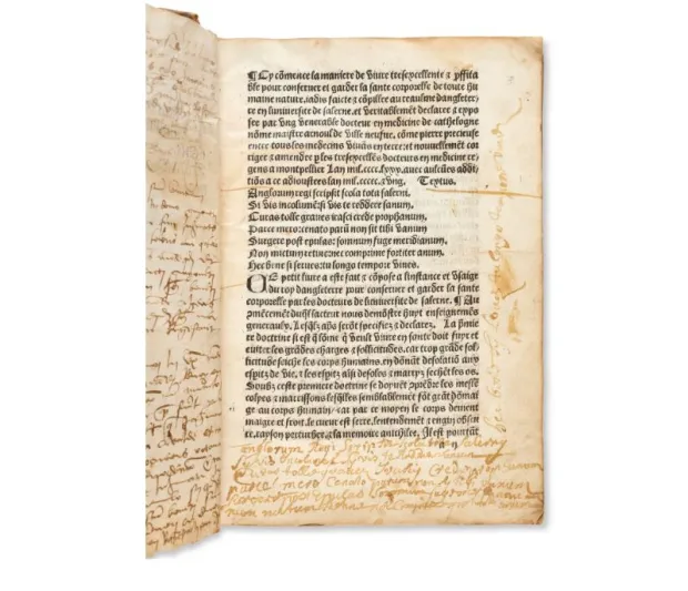 كتاب طبخ تاريخي للبيع بسعر يصل لـ600 ألف يورو.. هل لديك الشغف؟