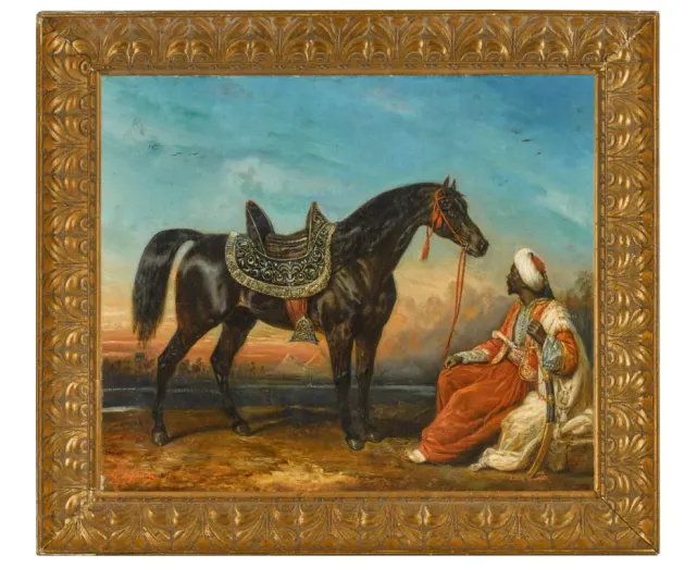 بيع لوحة "الحصان العربي وعريسه من مصر" في مزاد سوثبيز