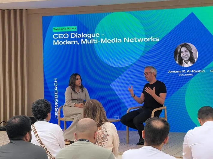 ضمن "شاطئ SRMG في كان ليونز".. جمانا الراشد تناقش مع الرئيس التنفيذي لـ"Brut" تطور وسائل الإعلام 