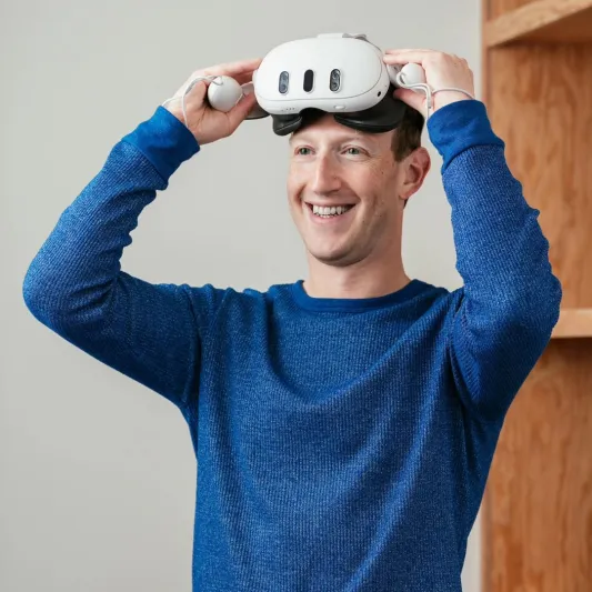 "مارك زوكربيرغ" يعلن عن خوذة جديدة للواقع الافتراضي