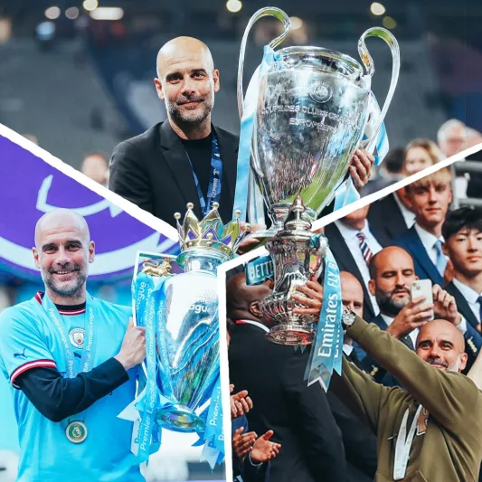 غوارديولا يوزع مكافأة حصد دوري الأبطال على موظفي السيتي