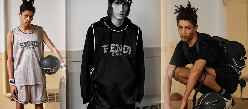 2023 FENDI Active Basketball Capsule -المصدر: Fendi FENDI تطلق "Active: Basketball Capsule" لصيف 2023