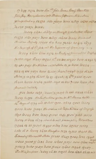 نسخة من وثائق مفاوضات إنهاء حرب استقلال أمريكا للبيع في مزاد سوثبيز