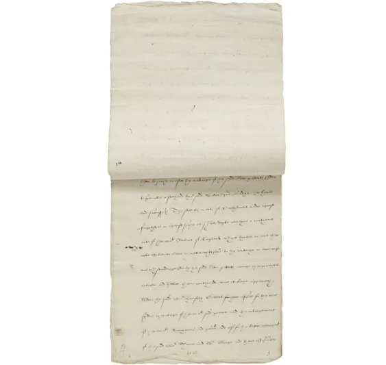 وثيقة السماح باستعمار أمريكا الشمالية من الملكة إليزابيث للبيع في مزاد