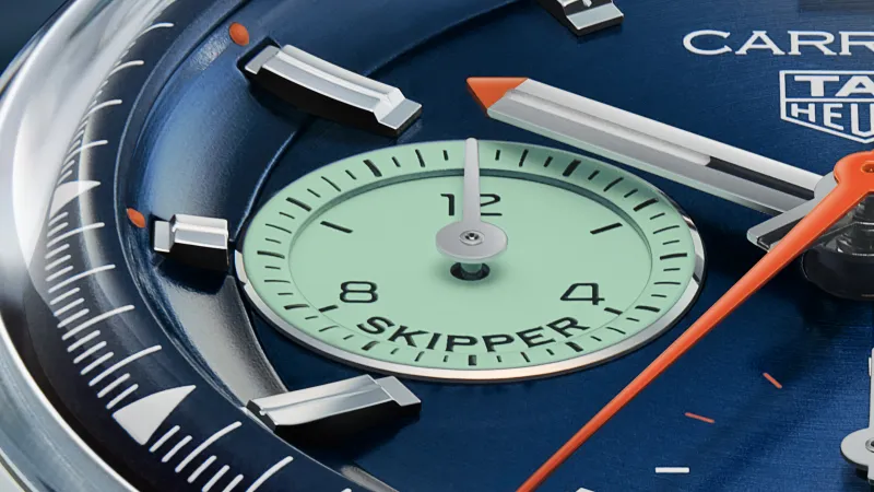 الاهتمام بتفاصيل ساعة TAG Heuer Carrera Skipper- المصدر: TAG Heuer تأهب للمغامرة مع ساعة Carrera Skipper الجديدة من تاغ هوير