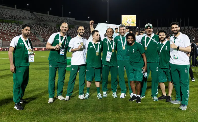 السعودية تتوج بذهبية كرة القدم في دورة الألعاب العربية