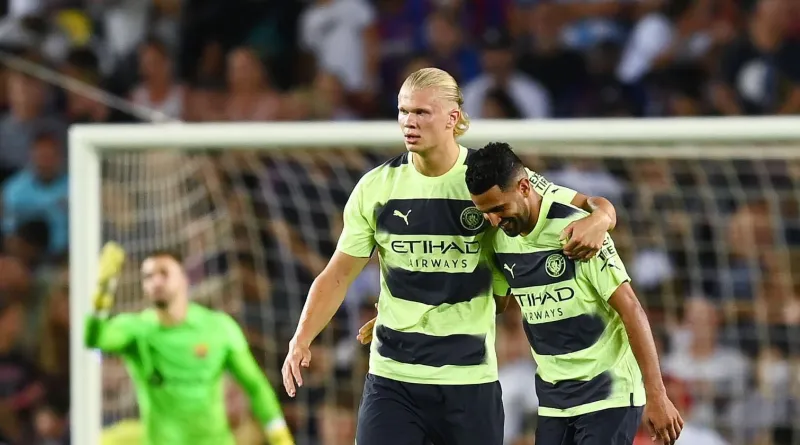 "هالاند" يوجه رسالة إلى "رياض محرز" بعد انتقاله للأهلي