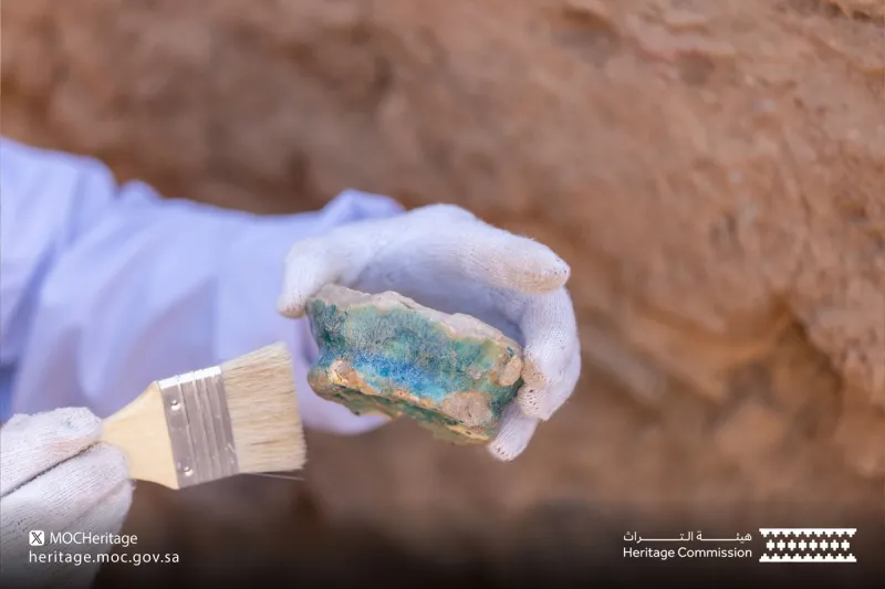 هيئة التراث تعلن عن اكتشافات أثرية بموقع العبلاء