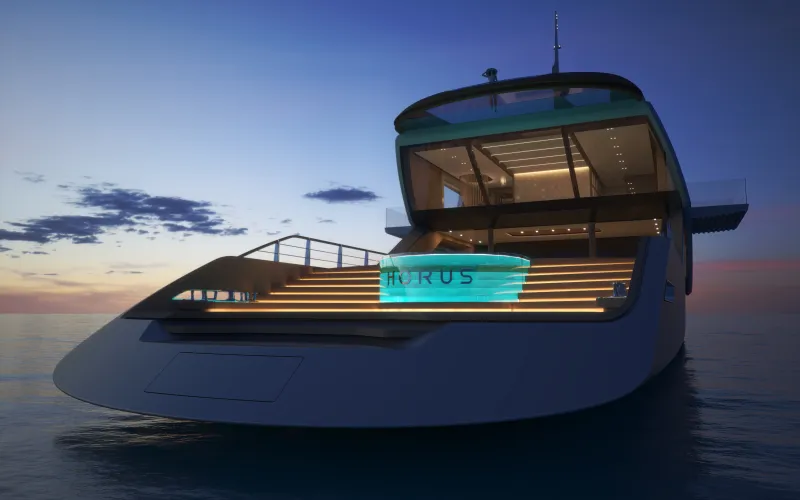 يخت Horus  تحفة فنية ترتقي بالرفاهية إلى أبعاد جديدة