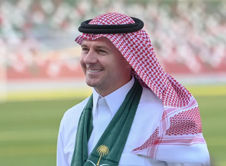 كيف احتفل ستيفن جيرارد مدرب الاتفاق باليوم الوطني 93 ؟ (فيديو)