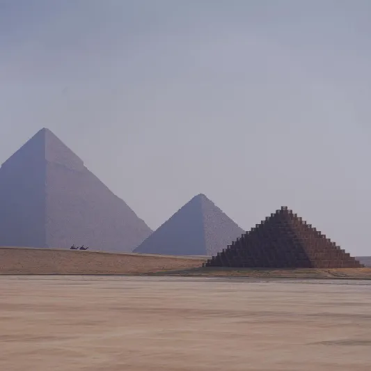 مفاجأة من الفنان التشكيلي السعودي راشد الشعشي في تصميم "الهرم الشفاف" 