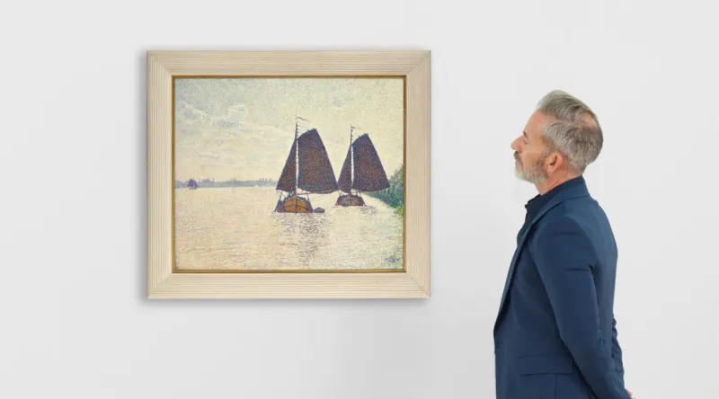 لوحة "Péniches sur l’Escaut" للبيع مقابل 7 ملايين دولار