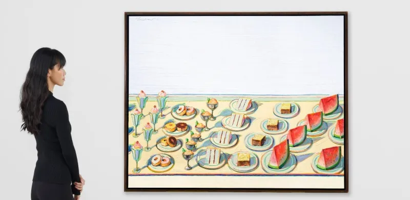 بيع لوحة "Dessert Table" لـ "واين ثيباود" مقابل أكثر من 9.3 مليون دولار