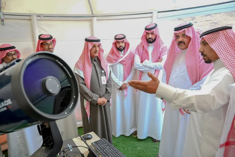 تدشين أكبر تلسكوب بالشرق الأوسط في حائل