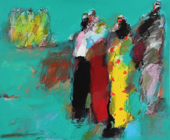 افتتاح أول معرض واسع النطاق للفن القطري المعاصر بشنغهاي