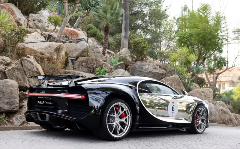 سيارة "Bugatti Chiron La Mer Argentée" الفريدة للبيع مقابل 3.5 مليون يورو