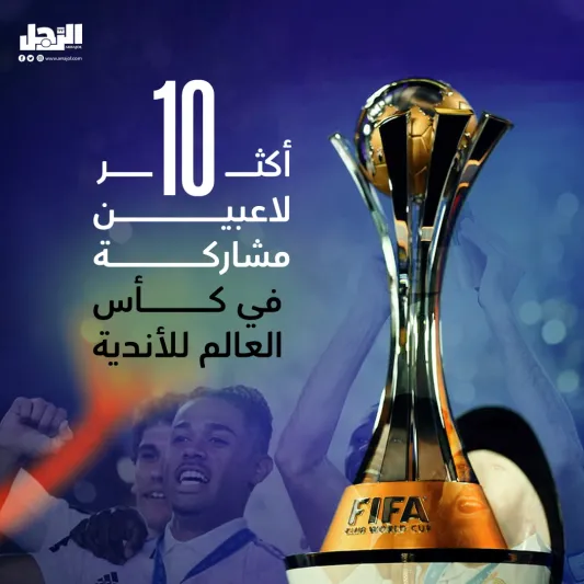 بعضهم يستطيع تحسين رقمه.. أكثر 10 لاعبين مشاركة في كأس العالم للأندية