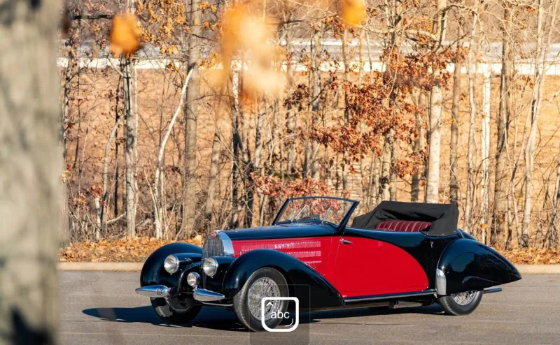 سيارة "Bugatti Type 57" نادرة للبيع مقابل 1.2 مليون يورو في مزاد