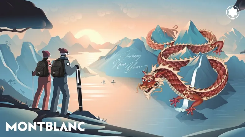 "Montblanc" تحتفل بعام التنين الصيني بهدايا جالبة للحظ وروح المغامرة