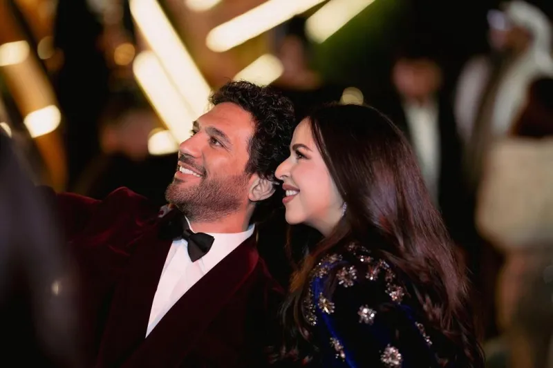 فيديو لإيمي سمير غانم وحسن الرداد في "Joy Awards" يحظى باهتمام كبير.. ماذا حدث؟