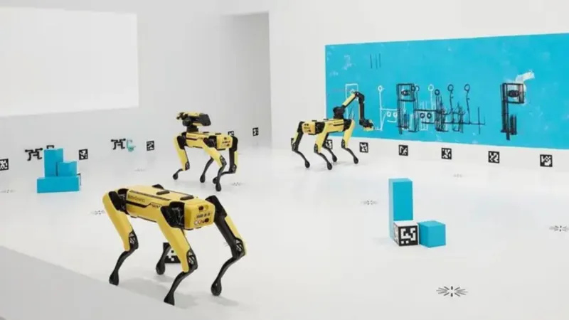 كلاب روبوتية ترسم لوحات تشبه أعمال "بيكاسو" بسعر 40 ألف دولار