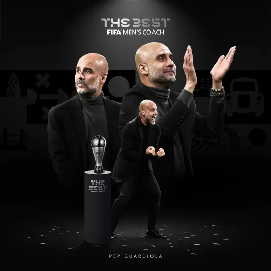 حفل جوائز "The Best".. "غوارديولا" و"إيدرسون" أفضل مدرب وحارس 