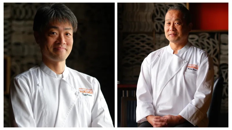 طهاة مطعم Matagi في فندق Raffles the Palm: نقدم أطباق طعام فريدة وشخصية..  والسوشي بلمسات الخبرة اليابانية الأصيلة