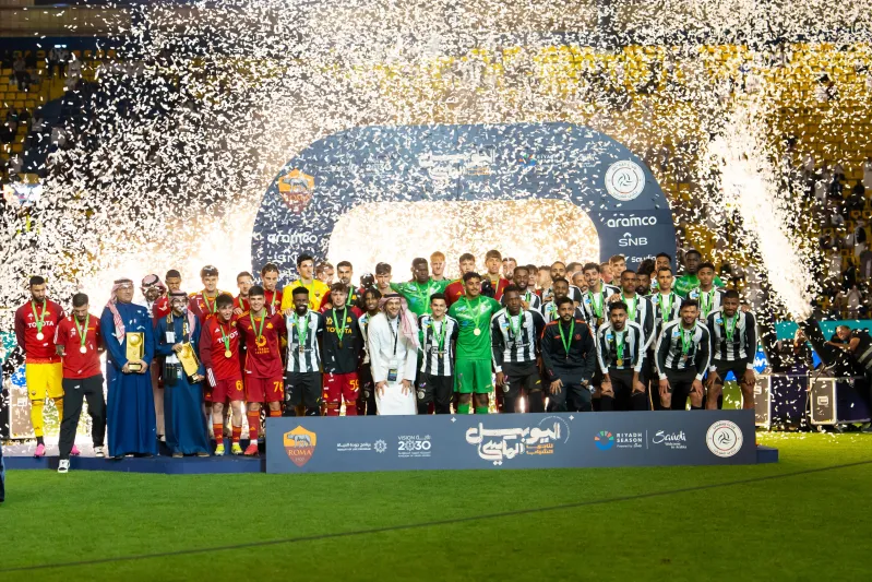 في اليوبيل الماسي.. روما الإيطالي يفوز على الشباب بنتيجة 2 - 1 (فيديو)