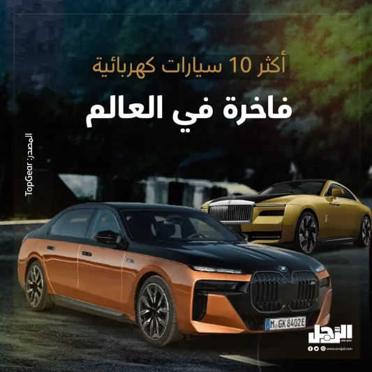 أكثر 10 سيارات كهربائية فاخرة في العالم