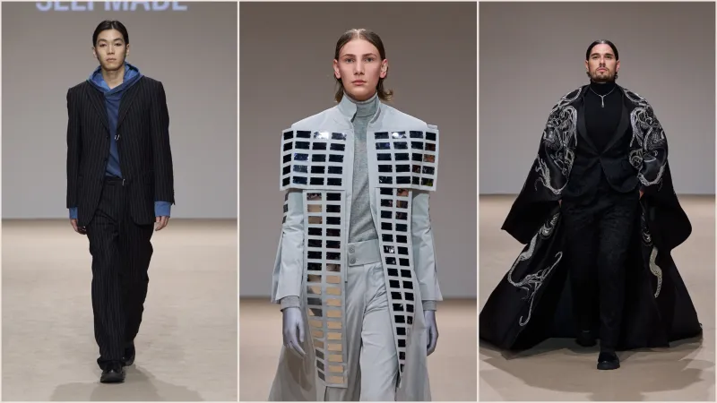 الملابس الرجالية في أسبوع دبي للموضة.. أناقة مبتكرة وتشكيلة غنية بالألوان