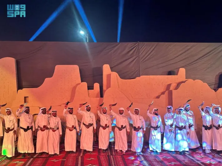 عروض شيقة من الفنون الشعبية تجذب الزوار لفعاليات يوم التأسيس في نجران