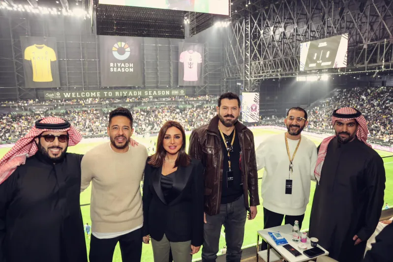 نجوم العرب في مدرجات كأس موسم الرياض (فيديو وصور)